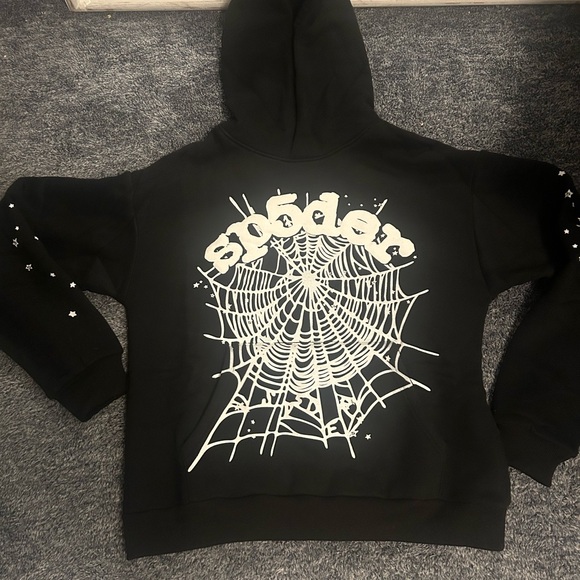 OG Black spider hoodie size M